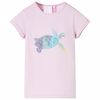 vidaXL T-shirt f&ouml;r barn lila 116