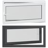 vidaXL Tilt & Turn K&auml;llarf&ouml;nster RISOR 120 x 60 cm PVC och glas