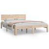 vidaXL S&auml;ngram massiv furu 140x190 cm