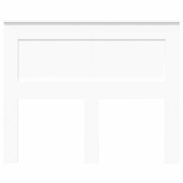 vidaXL Huvudgavel med huvudgavel Vit 135 cm Konstruerat tr&auml;