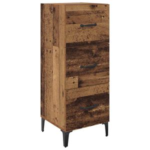 vidaXL Sideboard Gammalt tr&auml; 34,5 x 34 x 90 cm Konstruerat tr&auml;