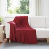 vidaXL Filtar 6 pcs Bordeaux R&ouml;d 170 x 130 cm Fleece