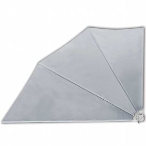 vidaXL Sidomarkis f&ouml;r balkong gr&aring; 160x240 cm