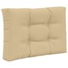 vidaXL Utomhus Soffa Kudde 3 pcs Beige Polyester