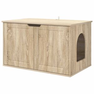 vidaXL Katt hus Sonoma 85 x 55 x 50,5 cm Konstruerat tr&auml;