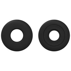 vidaXL Foosball Bord Lager 10 pcs Svart 5 x 5 x 2,8 cm PP