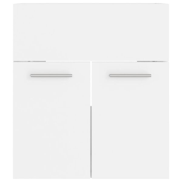 vidaXL Tvättställsskåp vit 41x38,5x46 cm konstruerat trä