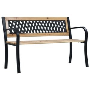 vidaXL Tr&auml;dg&aring;rdsb&auml;nk 120 cm tr&auml;