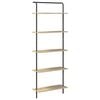 vidaXL Hyllsystem 5 niv&aring;er 60 x 24 x 168 cm Konstruerat tr&auml; Sonoma-ek