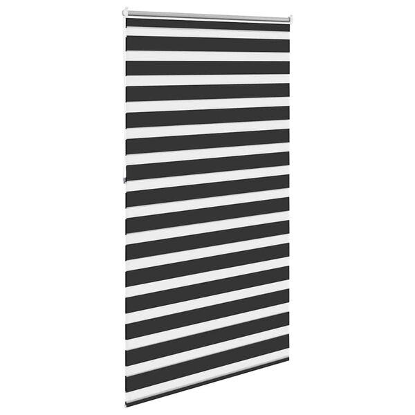 vidaXL Zebragardin 120,9x230 cm Tygbredd 116,7 cm svart