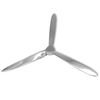 vidaXL V&auml;ggmonterad propeller aluminium silver 70 cm
