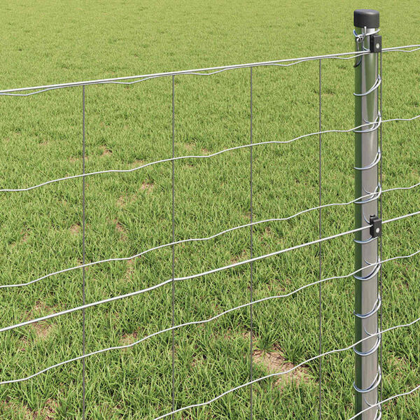 vidaXL Eurog&auml;rdsel 1 x 25 m PVC-belagt j&auml;rn