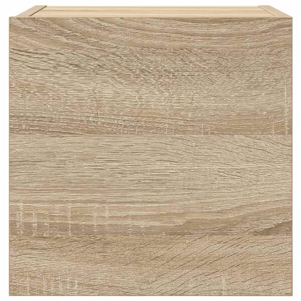 vidaXL Väggmonterade tv-skåp 4 st sonoma-ek 30,5x30x30 cm
