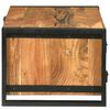vidaXL Kaffeebord med låda Brun 90 x 50 x 38 cm massivt akacia