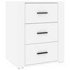 vidaXL S&auml;ngbord vit 50x36x60 cm konstruerat tr&auml;