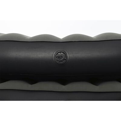 Bestway 3-i-1 uppblåsbar luftmadrass svart och grå 188x99x25 cm