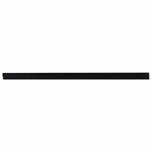 vidaXL Sj&auml;lvh&auml;ftande d&ouml;rrborstlist 2 st Svart 100 cm Aluminiumlegering