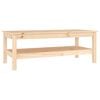 vidaXL Soffbord 110x50x40 cm massiv furu