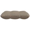 vidaXL Sittkuddar 4 pcs Taupe 40 x 40 cm Mikrofiber Tyg