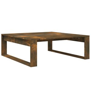 vidaXL Soffbord r&ouml;kf&auml;rgad ek 100x100x35 cm konstruerat tr&auml;