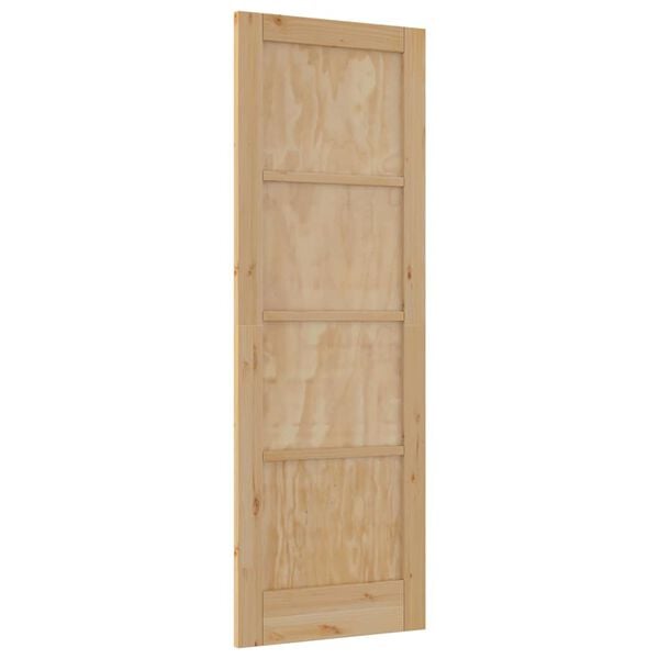 vidaXL Inredningsd&ouml;rr ORKDAL Brun 73,5 x 211 cm Plywood