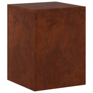 vidaXL V&auml;xtst&auml;ll Rostig 30 x 30 x 40 cm V&auml;derbest&auml;ndig st&aring;l