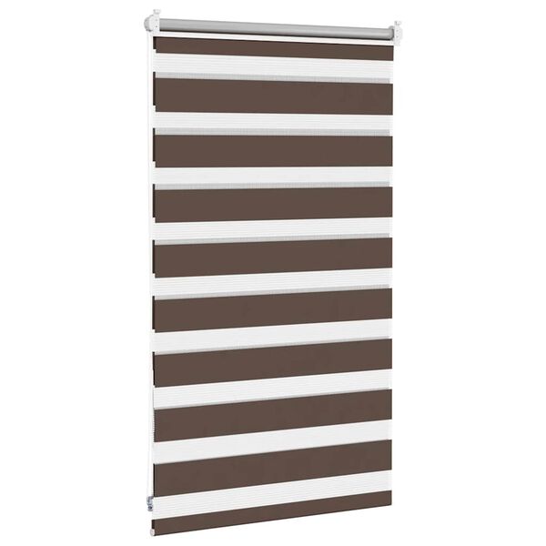 vidaXL Zebragardin 50,9x100 cm Tygbredd 46,7 cm kaffe