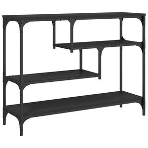 vidaXL Konsolbord svart 100x30x75 cm konstruerat tr&auml;