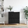 vidaXL Sideboard Svart Ek 60 x 35 x 70 cm