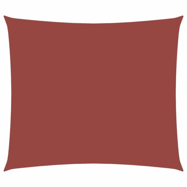 vidaXL Solsegel oxfordtyg rektangulärt 2,5x3,5 m terrakotta