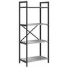 vidaXL Hyllsystem 4 niv&aring;er 56 x 34 x 133,5 cm Konstruerat tr&auml;