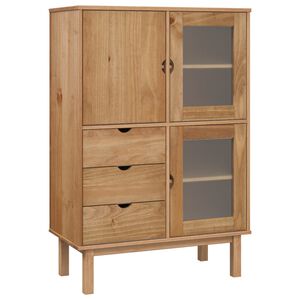 vidaXL Sk&auml;nk OTTA 85x43x125 cm massiv furu