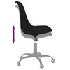 vidaXL Snurrbar kontorsstol svart tyg