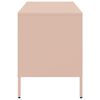 vidaXL Tv-bänk rosa 68x39x50,5 cm stål
