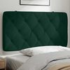 vidaXL Headboard Cushion Dark Green 100 cm Velvet