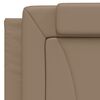vidaXL Headboard Cushion "Viana" Cappuccino 100 cm Faux Leather