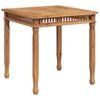 vidaXL Matbord 80x80x80 cm massiv teak