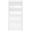 vidaXL Sk&aring;plucka lamelldesign vit 99,3x49,4 cm massiv furu