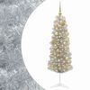 vidaXL Smal konstgjord julgran med julkulor 150 cm 150 LED-lampor