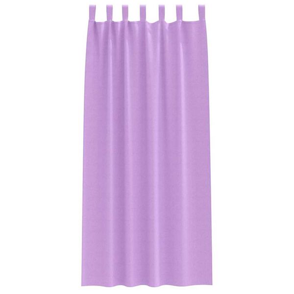 vidaXL M&ouml;rkl&auml;ggningsgardiner med Ringar 2 pcs Lila 260 x 140 cm