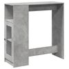 vidaXL Barbord med st&auml;ll betonggr&aring; 101x40x103,5 cm konstruerat tr&auml;