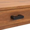 vidaXL Kontorsskrivbord 110x40x75 cm massiv teak