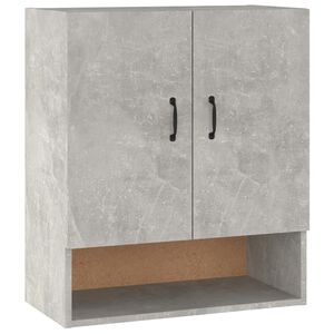 vidaXL V&auml;ggsk&aring;p betonggr&aring; 60x31x70 cm konstruerat tr&auml;