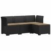 vidaXL 4-sits Tr&auml;dg&aring;rdsoffa med Kuddar Rattan Look PP Antracit