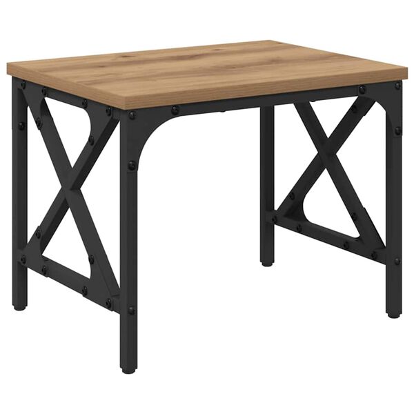 vidaXL Skrivarst&auml;ll Artisan Ek 40 x 30 x 31 cm Konstruerat tr&auml;