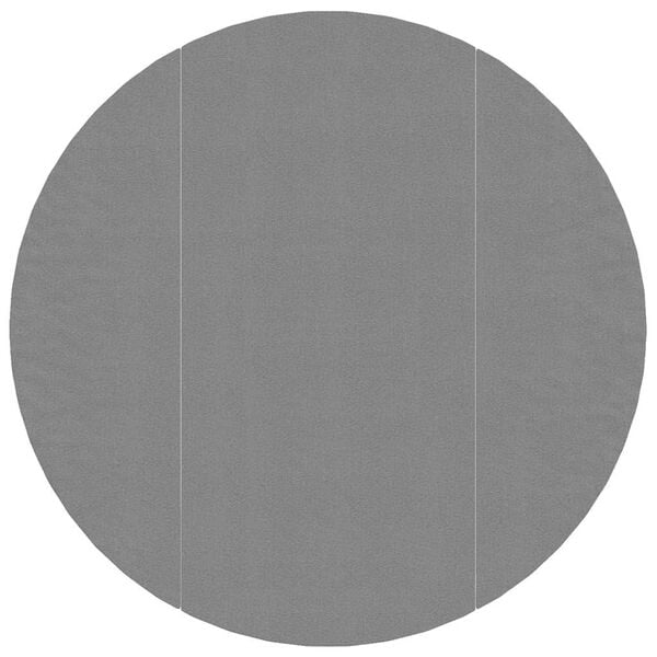 vidaXL Bottenmatta ljusgr&aring; &Oslash;306 cm polyester geotextil