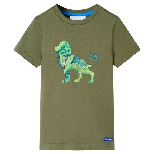 T-shirt f&ouml;r barn khaki 116
