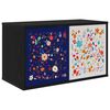 vidaXL V&auml;ggmonterad TV-sk&aring;p MAINZ 69 x 33 x 40 cm Svart ek
