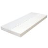 vidaXL Madrass 100x200 cm 7 zoner PU-skum 10 cm H2 H3