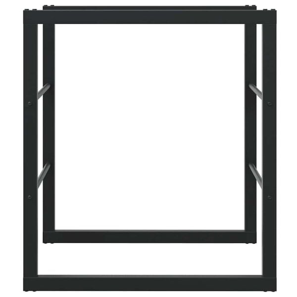 vidaXL Vedst&auml;ll svart 55x30x61 cm st&aring;l